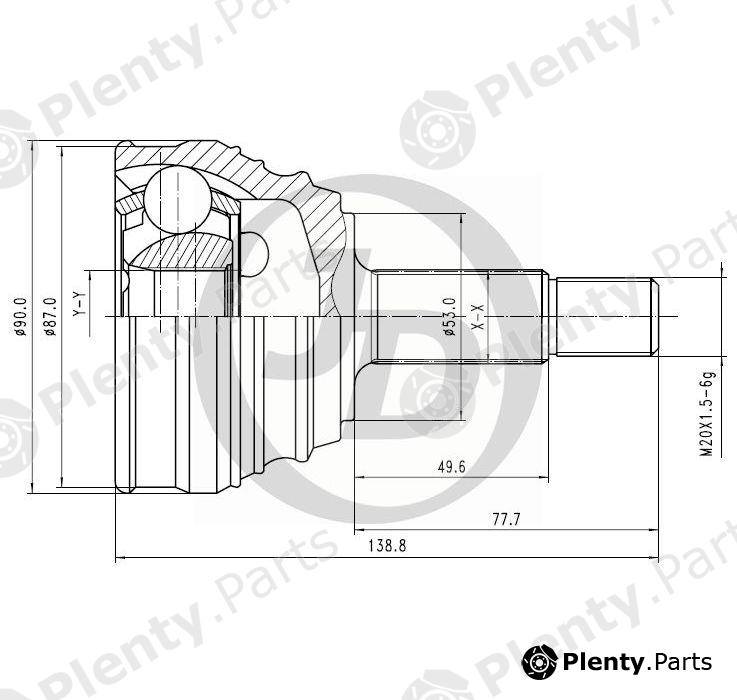  JD part JCT0092 Replacement part