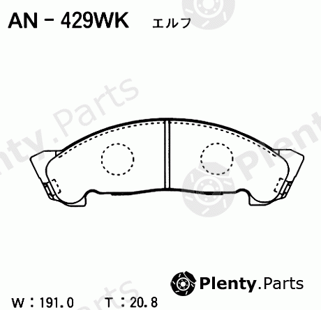  AKEBONO part AN-429WK (AN429WK) Replacement part