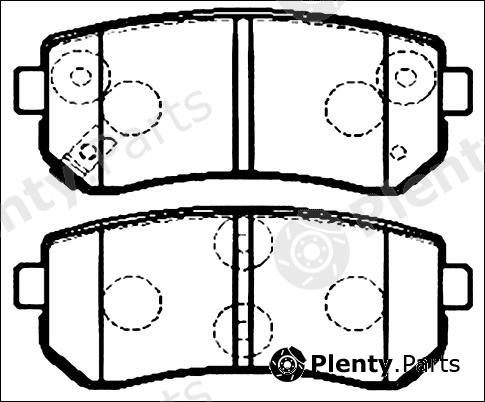  AKYOTO part AKD-0436 (AKD0436) Brake Pad Set, disc brake