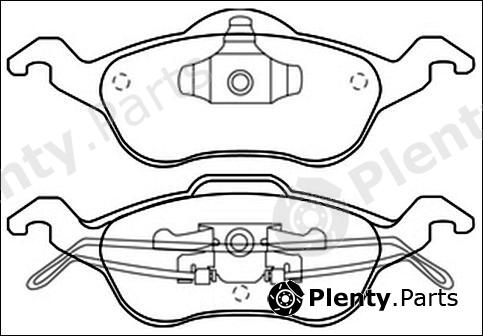  AKYOTO part AKD-1244 (AKD1244) Brake Pad Set, disc brake