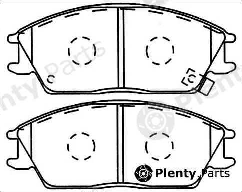  AKYOTO part AKD-1271 (AKD1271) Brake Pad Set, disc brake
