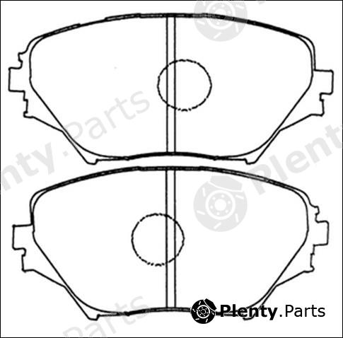  AKYOTO part AKD-1447 (AKD1447) Brake Pad Set, disc brake