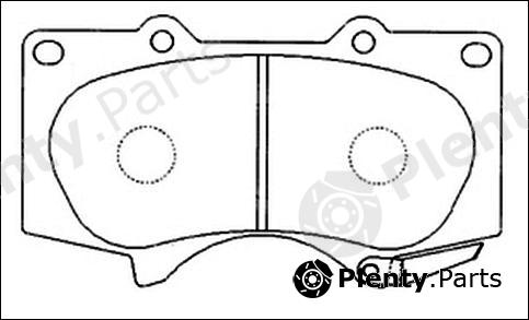  AKYOTO part AKD-1482 (AKD1482) Brake Pad Set, disc brake