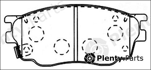  AKYOTO part AKD-5483 (AKD5483) Brake Pad Set, disc brake