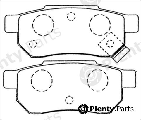  AKYOTO part AKD-8206 (AKD8206) Brake Pad Set, disc brake