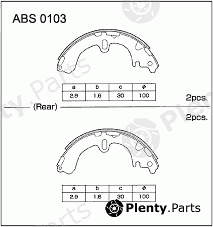  ALLIED NIPPON part ABS0103 Replacement part