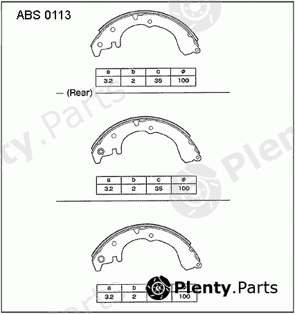  ALLIED NIPPON part ABS0113 Replacement part