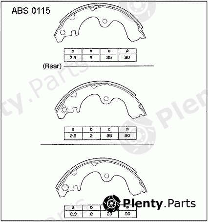  ALLIED NIPPON part ABS0115 Replacement part