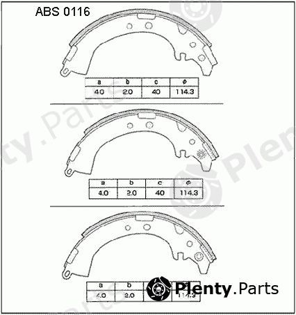  ALLIED NIPPON part ABS0116 Replacement part