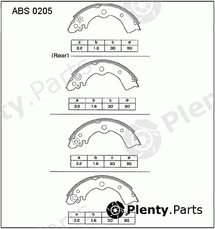  ALLIED NIPPON part ABS0205 Replacement part