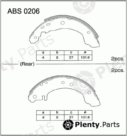  ALLIED NIPPON part ABS0206 Replacement part