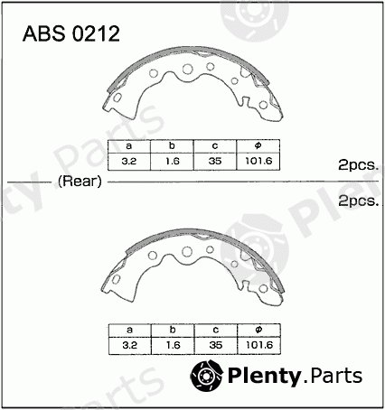  ALLIED NIPPON part ABS0212 Replacement part