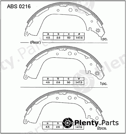  ALLIED NIPPON part ABS0216 Replacement part