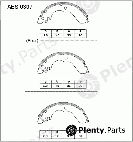  ALLIED NIPPON part ABS0307 Replacement part