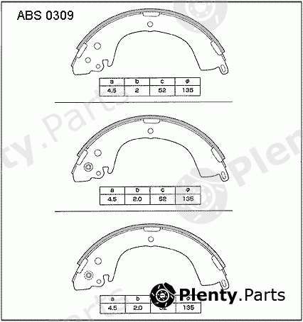  ALLIED NIPPON part ABS0309 Replacement part
