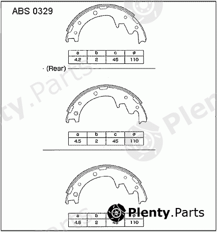  ALLIED NIPPON part ABS0329 Replacement part