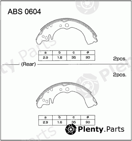  ALLIED NIPPON part ABS0604 Replacement part