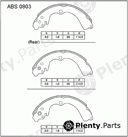  ALLIED NIPPON part ABS0803 Replacement part