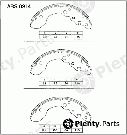  ALLIED NIPPON part ABS0914 Replacement part