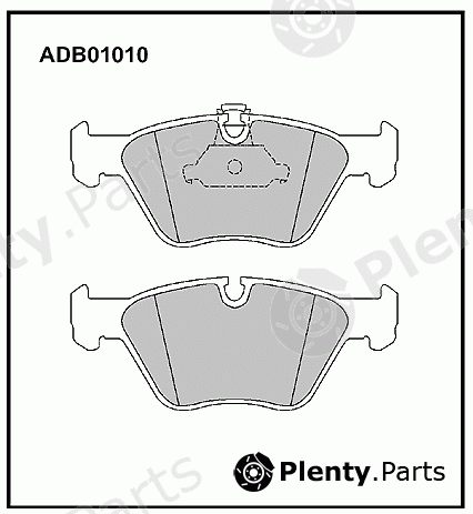  ALLIED NIPPON part ADB01010 Brake Pad Set, disc brake