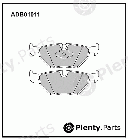  ALLIED NIPPON part ADB01011 Brake Pad Set, disc brake
