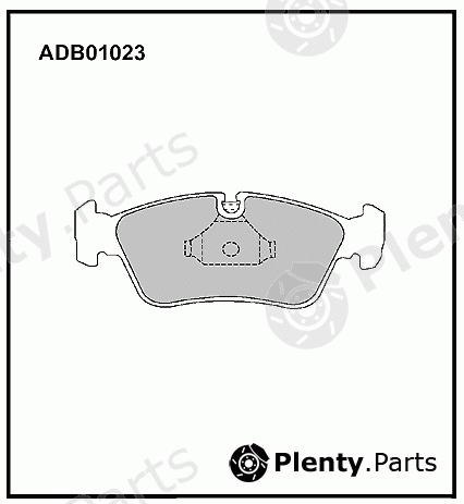  ALLIED NIPPON part ADB01023 Brake Pad Set, disc brake