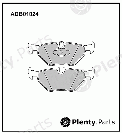  ALLIED NIPPON part ADB01024 Brake Pad Set, disc brake