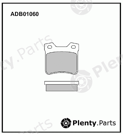  ALLIED NIPPON part ADB01060 Brake Pad Set, disc brake