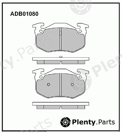  ALLIED NIPPON part ADB01080 Brake Pad Set, disc brake