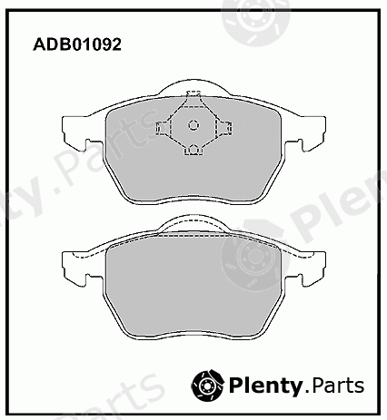  ALLIED NIPPON part ADB01092 Brake Pad Set, disc brake