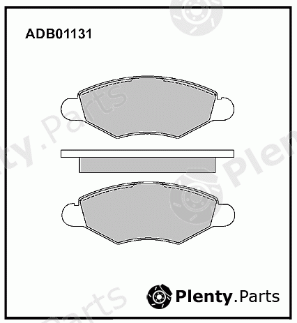 ALLIED NIPPON part ADB01131 Brake Pad Set, disc brake