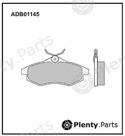  ALLIED NIPPON part ADB01145 Brake Pad Set, disc brake