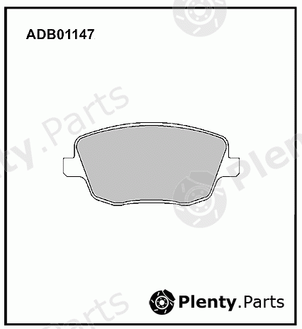  ALLIED NIPPON part ADB01147 Brake Pad Set, disc brake