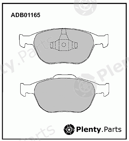  ALLIED NIPPON part ADB01165 Brake Pad Set, disc brake