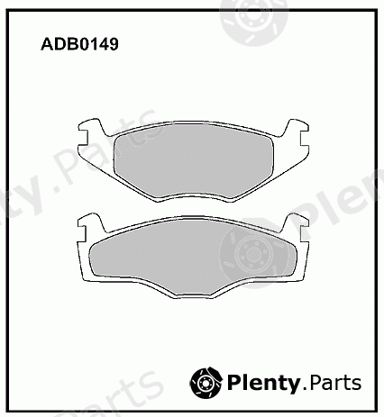  ALLIED NIPPON part ADB0149 Brake Pad Set, disc brake