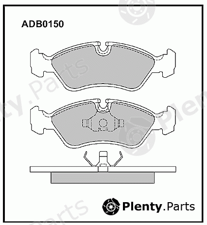  ALLIED NIPPON part ADB0150 Brake Pad Set, disc brake