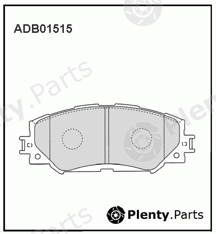  ALLIED NIPPON part ADB01515 Brake Pad Set, disc brake