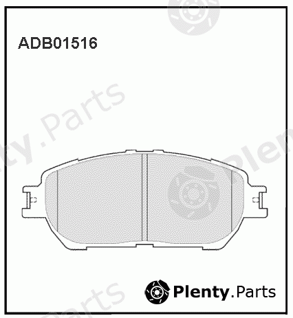  ALLIED NIPPON part ADB01516 Brake Pad Set, disc brake