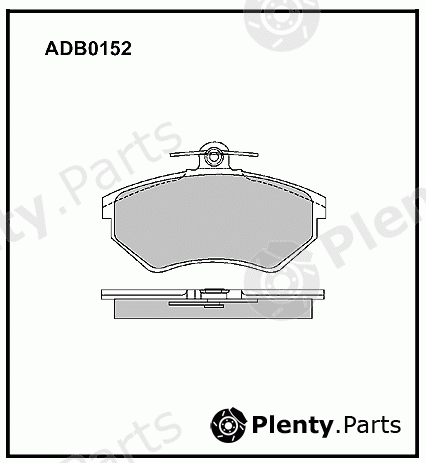  ALLIED NIPPON part ADB0152 Brake Pad Set, disc brake