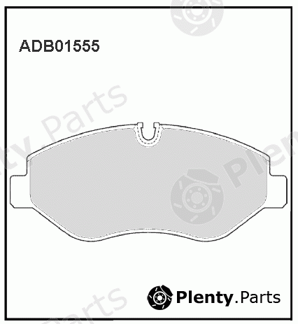  ALLIED NIPPON part ADB01555 Brake Pad Set, disc brake