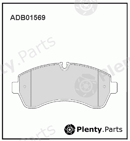  ALLIED NIPPON part ADB01569 Brake Pad Set, disc brake