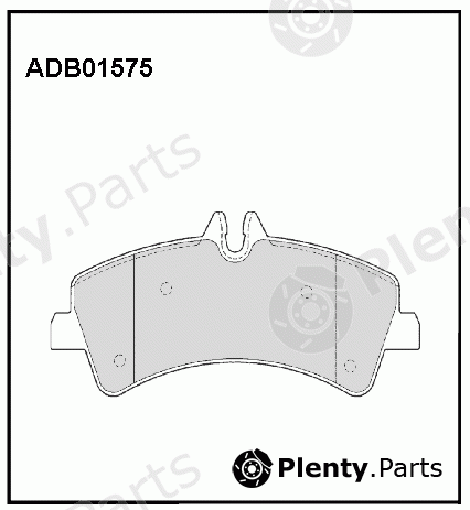 ALLIED NIPPON part ADB01575 Brake Pad Set, disc brake