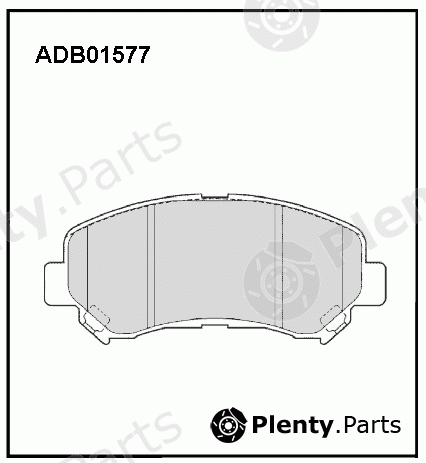  ALLIED NIPPON part ADB01577 Brake Pad Set, disc brake