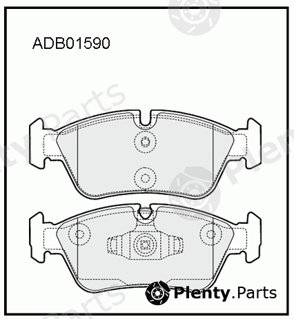  ALLIED NIPPON part ADB01590 Brake Pad Set, disc brake