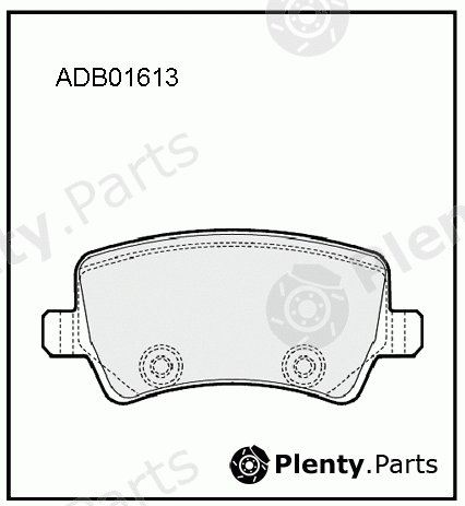  ALLIED NIPPON part ADB01613 Brake Pad Set, disc brake