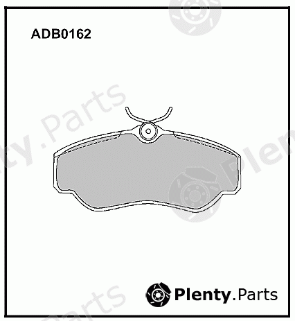  ALLIED NIPPON part ADB0162 Brake Pad Set, disc brake