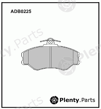 ALLIED NIPPON part ADB0225 Brake Pad Set, disc brake
