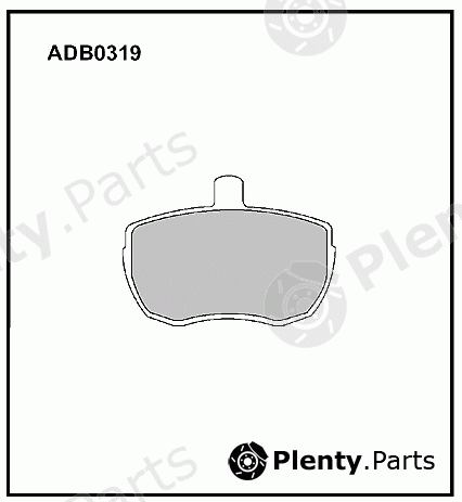  ALLIED NIPPON part ADB0319 Brake Pad Set, disc brake
