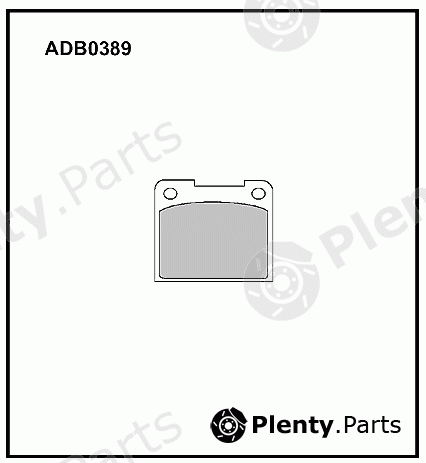  ALLIED NIPPON part ADB0389 Brake Pad Set, disc brake