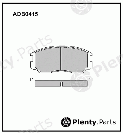  ALLIED NIPPON part ADB0415 Brake Pad Set, disc brake